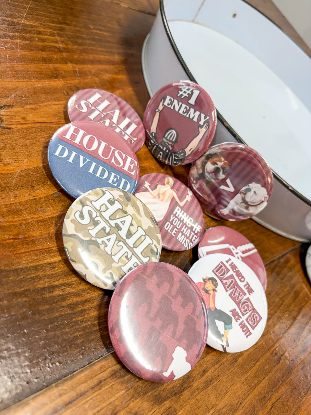 Mississippi State Buttons